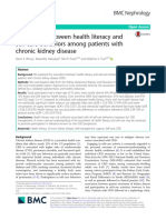 Association Between Health Litera