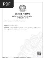 PLS 326 - Institui a Política Nacional de Defesa Agropecuária