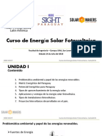 Curso Energia Solar Fotovoltaica - UNIDAD I