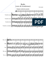Bydlo (Coro de Trombones) Trabajo - Partitura Completa PDF