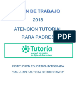 Plan Tutoria 2018