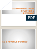 Revenue: Summary Accounting Theory