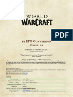 Warcraft Rules Conversion