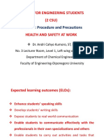 English For Engineering Students (2 CSU) : WEEK 3