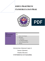Modul Praktikum Akuntansi Biaya Dan Prak PDF