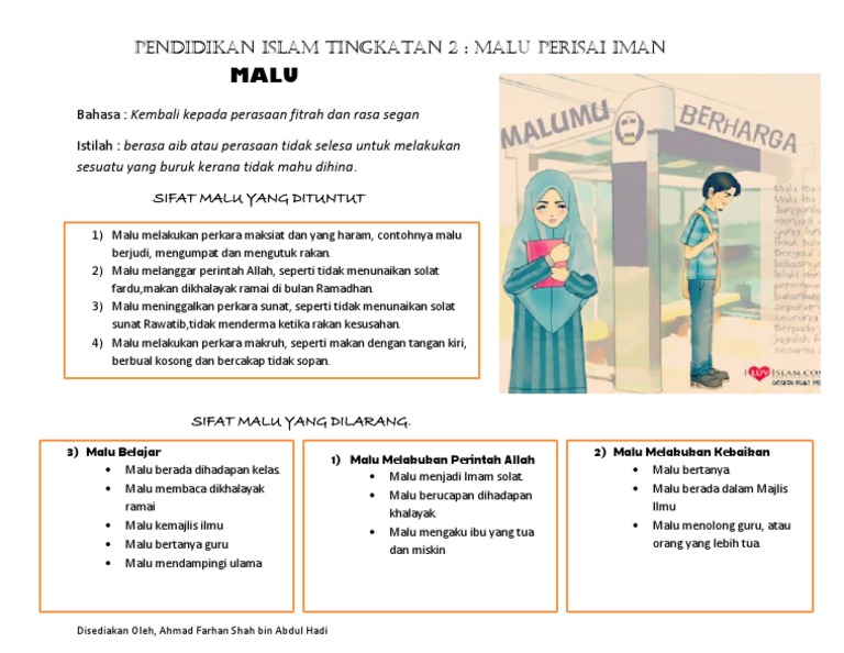Malu Perisai Iman Pdf