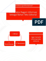 Menyeleksi Ragam Informasi Sebagai Bahan Teks Editorial