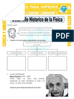 Ficha Desarrollo Historico de La Fisica para Sexto de Primaria