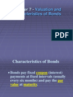 Chapter 7 - : Valuation and Characteristics of Bonds