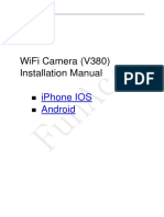 Wifi Camera (V380) Installation Manual: Iphone Ios Android