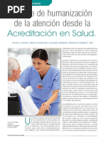 Enfoque de Humanización de La Atención Desde La Acreditación en Salud