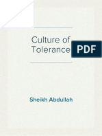 Culture of Tolerance