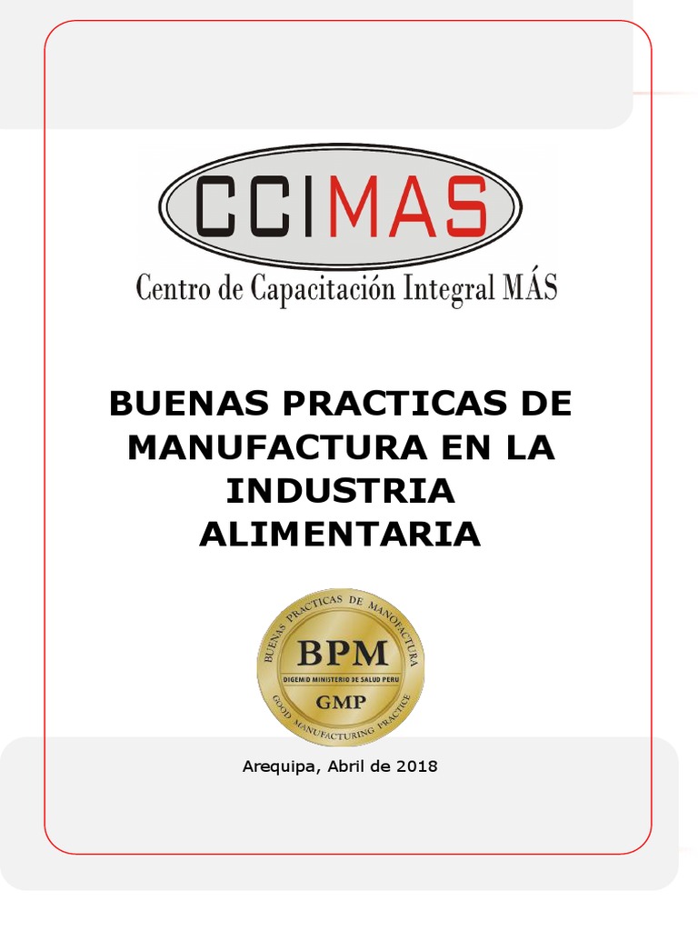 BPM en La Industria Alimentaria - Parte I PDF | PDF | Análisis de ...
