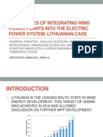 Challenges of Integrating Wind Power Plants Into The Electric Power System: Lithuanian Case