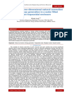 Analysis of three-dimensional natural convection and entropy generation in a water filled open trapezoidal enclosure