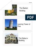 Flashcard Unique Buildings English KSSR