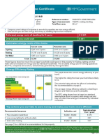 Energy Performance Certificate: Estimated Energy Costs of This Home