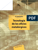 Tecnologia de Los Oficios Metalurgicos PDF