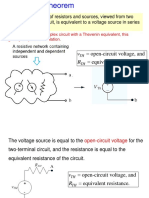 Open-Circuit Voltage, and Equivalent Resistance