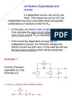 Thévenin's and Norton's Equivalents and Dependent Sources: Cannot