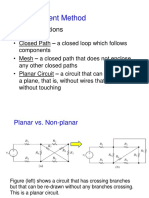 Mesh-Current Method: Some Definitions