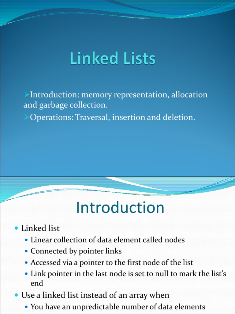 Linked List | Download Free PDF | Pointer (Computer Programming ...