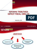 Reforma Tributaria Deficit Fiscal Cero 0