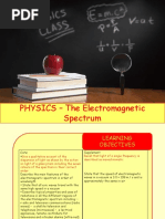 Physics 20 - The Electromagnetic Spectrum