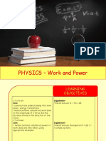 Physics 10 - Work and Power