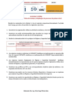 Act 1 - Estudio Del Ambiente Fisico de Trabajo (3!05!2018) Higiene y Seguridad