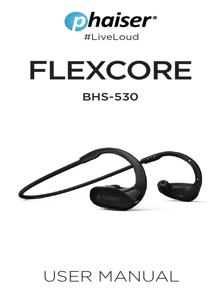Phaiser BHS530v5 Manual PDF Headphones Bluetooth