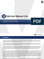 VGR Vector Group Investor Presentation June 2018