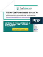 Planilha Balanco Patrimonial Contabilidade Excel v1