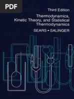 Sears & Salinger - Thermodynamics, Kinetic Theory of Gasses and Statistical PDF