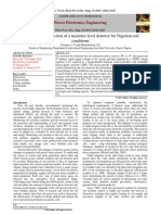 Design and Construction of A Moisture Level Detector For Nigerian Soil Conditions