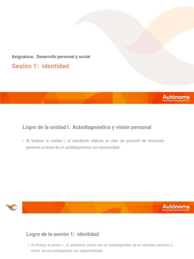 La Identidad | PDF | Crecimiento personal y profesional | Relaciones ...