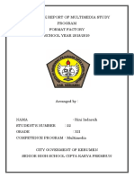 Final Task Report of Multimedia Study Program Format Factory SCHOOL YEAR 2018/2019