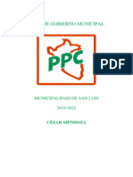 Candidato César Mendoza Por El PPC - Municipalidad de San Luis