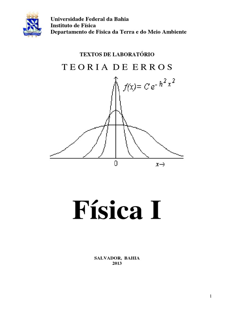 Teoria dos Erros em Física Experimental | PDF | Histograma ...