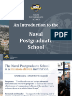 An Introduction To The: Naval Postgraduate School