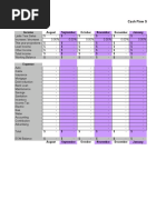 Cash Flow Spreadsheet