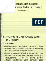 Kel 1 Perencanaan Dan Strategi Pemberdayaan Kader Dan Dukun