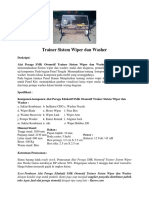 Trainer Sistem Wiper Dan Washer