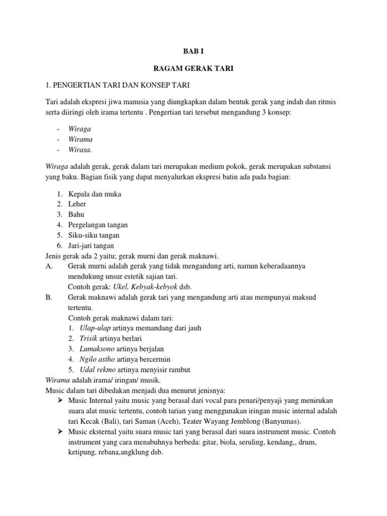 Materi Senbud Genap 1 Docx