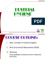 Industrial Hygiene and Industrial Control Measures