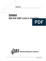 SR860 Operations Manual
