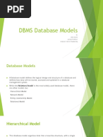 A254053496 - 23413 - 25 - 2018 - Lecture 3 DBMS Database Models