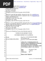 18-09-01 Apple Motion Re. Responses to Regulators