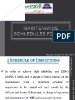 Phase II - Module No. STC-TrD-3 Monthly OHE Inspection Schedule