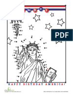 4th of July Dot To Dot PDF